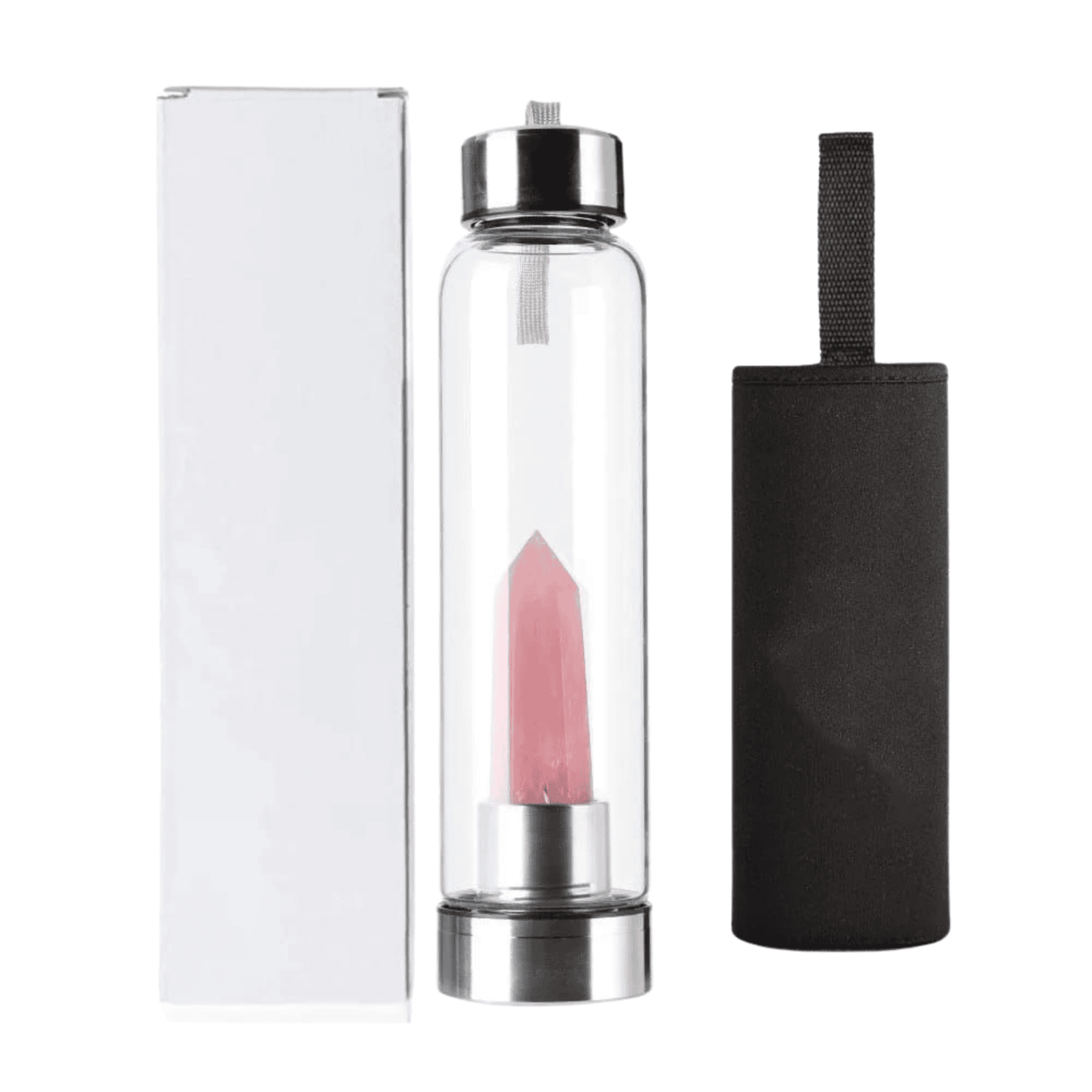 ANKKJYOTI Crystal Infused Water Bottle
