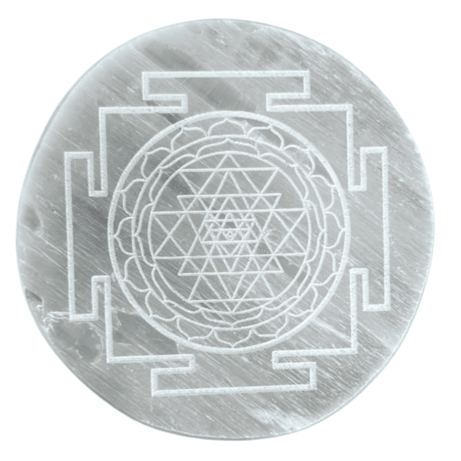 ANKKJYOTI Selenite Plate 1